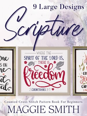 cover image of Scripture | Counted Cross Stitch Pattern Book for Beginners
